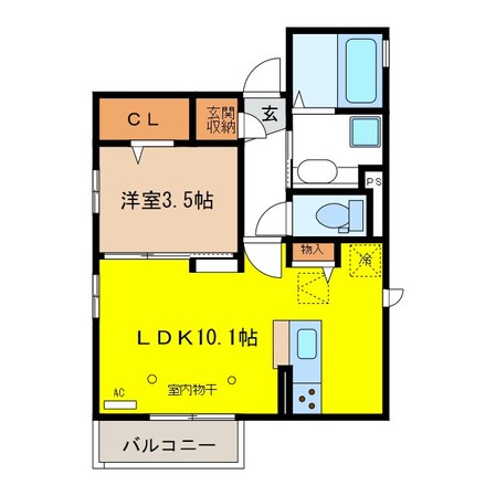 ＪーＲｏｏｍ☆妃　屋代伍番館の物件間取画像